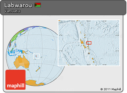 Political Location Map of Labwarou