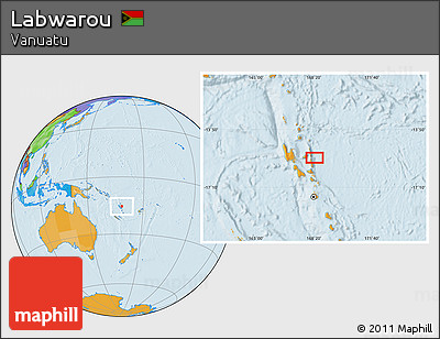 Political Location Map of Labwarou