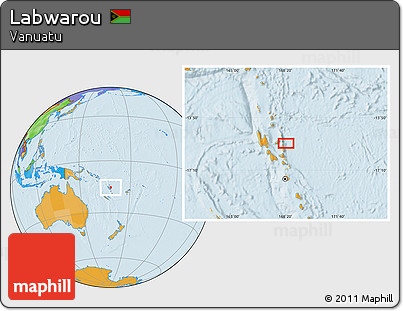 Political Location Map of Labwarou