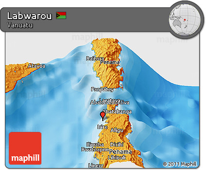 Political Panoramic Map of Labwarou
