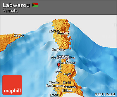 Political Panoramic Map of Labwarou