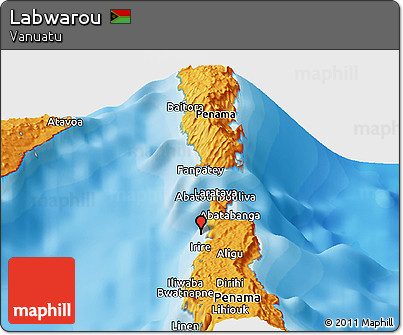 Political Panoramic Map of Labwarou