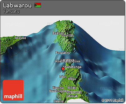 Satellite Panoramic Map of Labwarou