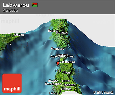 Satellite Panoramic Map of Labwarou