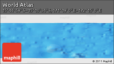Political Panoramic Map of the Area around 15° 27' 46" S, 171° 46' 30" E