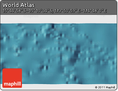 Satellite 3D Map of the Area around 15° 27' 46" S, 174° 19' 29" E