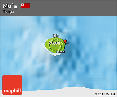 Physical 3D Map of Mu`a