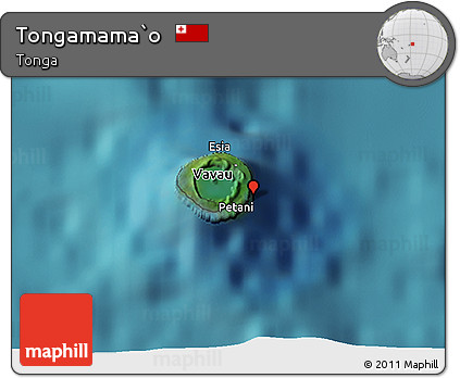 Satellite 3D Map of Tongamama`o