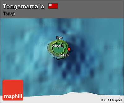 Satellite 3D Map of Tongamama`o