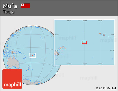 Gray Location Map of Mu`a