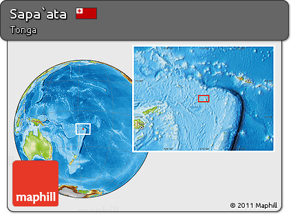 Physical Location Map of Sapa`ata