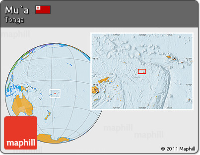 Political Location Map of Mu`a