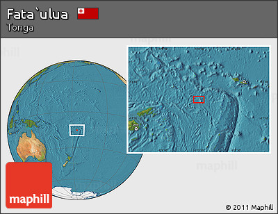 Satellite Location Map of Fata`ulua