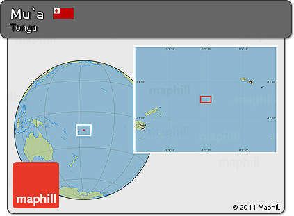 Savanna Style Location Map of Mu`a