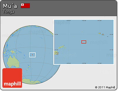Savanna Style Location Map of Mu`a