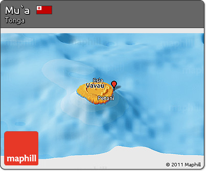 Political Panoramic Map of Mu`a