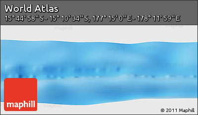 Physical Panoramic Map of the Area around 15° 27' 46" S, 177° 43' 29" E
