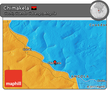 Political 3D Map of Chimakela
