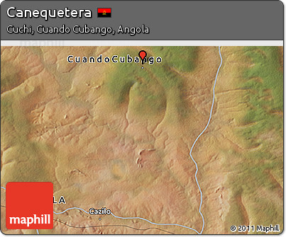 Satellite 3D Map of Canequetera
