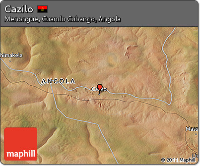 Satellite 3D Map of Cazilo