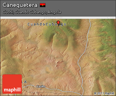 Satellite 3D Map of Canequetera