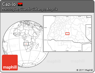 Blank Location Map of Cazilo