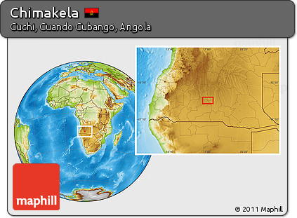Physical Location Map of Chimakela