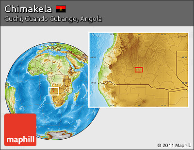 Physical Location Map of Chimakela