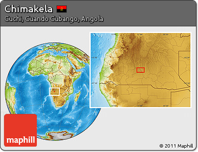 Physical Location Map of Chimakela