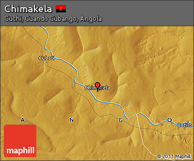 Physical Map of Chimakela
