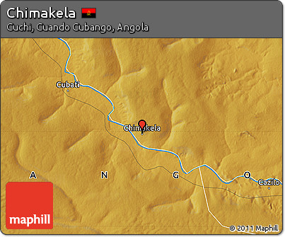 Physical Map of Chimakela