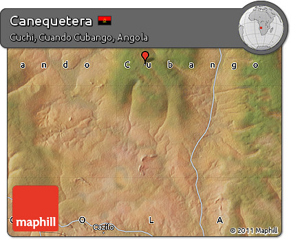 Satellite Map of Canequetera