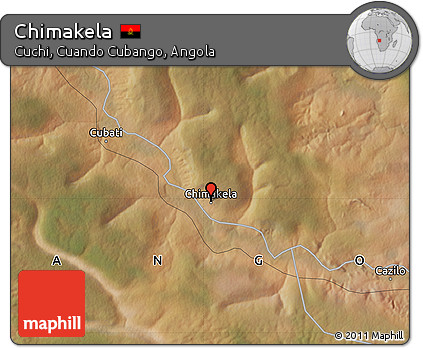 Satellite Map of Chimakela