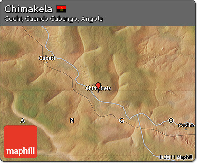 Satellite Map of Chimakela