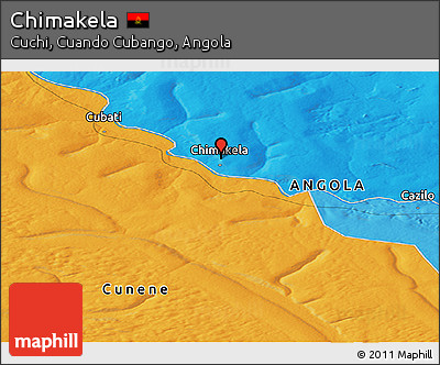 Political Panoramic Map of Chimakela