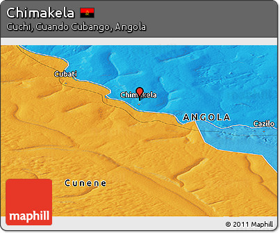 Political Panoramic Map of Chimakela