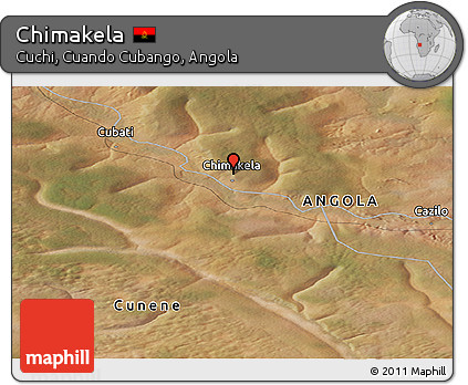 Satellite Panoramic Map of Chimakela
