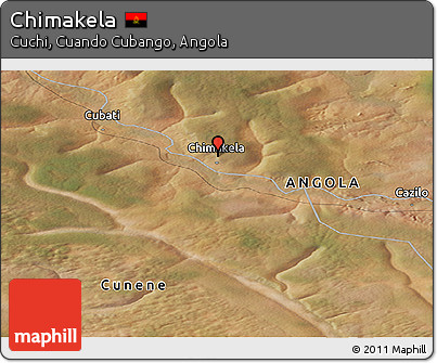 Satellite Panoramic Map of Chimakela