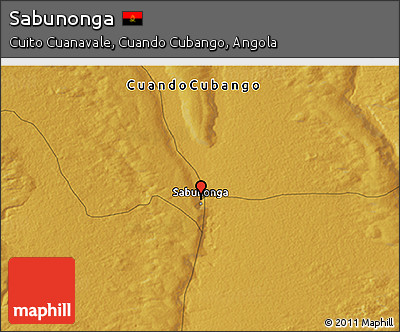 Physical 3D Map of Sabunonga