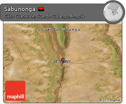 Satellite 3D Map of Sabunonga