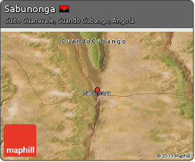 Satellite 3D Map of Sabunonga