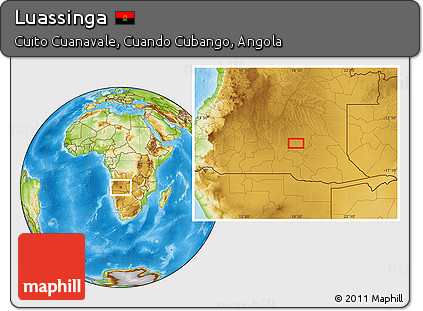 Physical Location Map of Luassinga