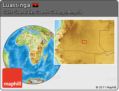 Physical Location Map of Luassinga
