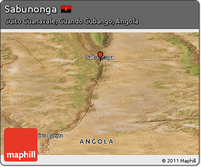 Satellite Panoramic Map of Sabunonga