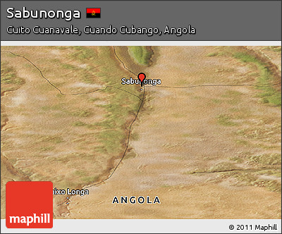 Satellite Panoramic Map of Sabunonga