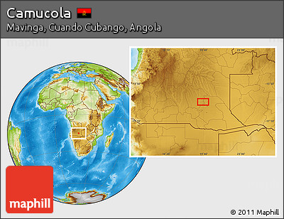 Physical Location Map of Camucola