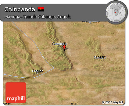 Satellite Map of Chinganda
