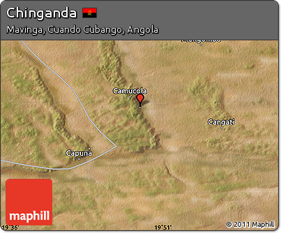 Satellite Map of Chinganda
