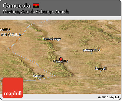 Satellite Panoramic Map of Camucola