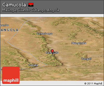 Satellite Panoramic Map of Camucola